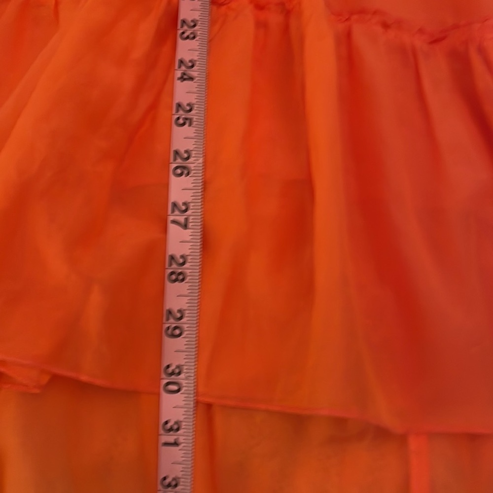 🌴 Natural Impressions two layer, silk & cotton voile, lined, midi dress. - Picture 10 of 11